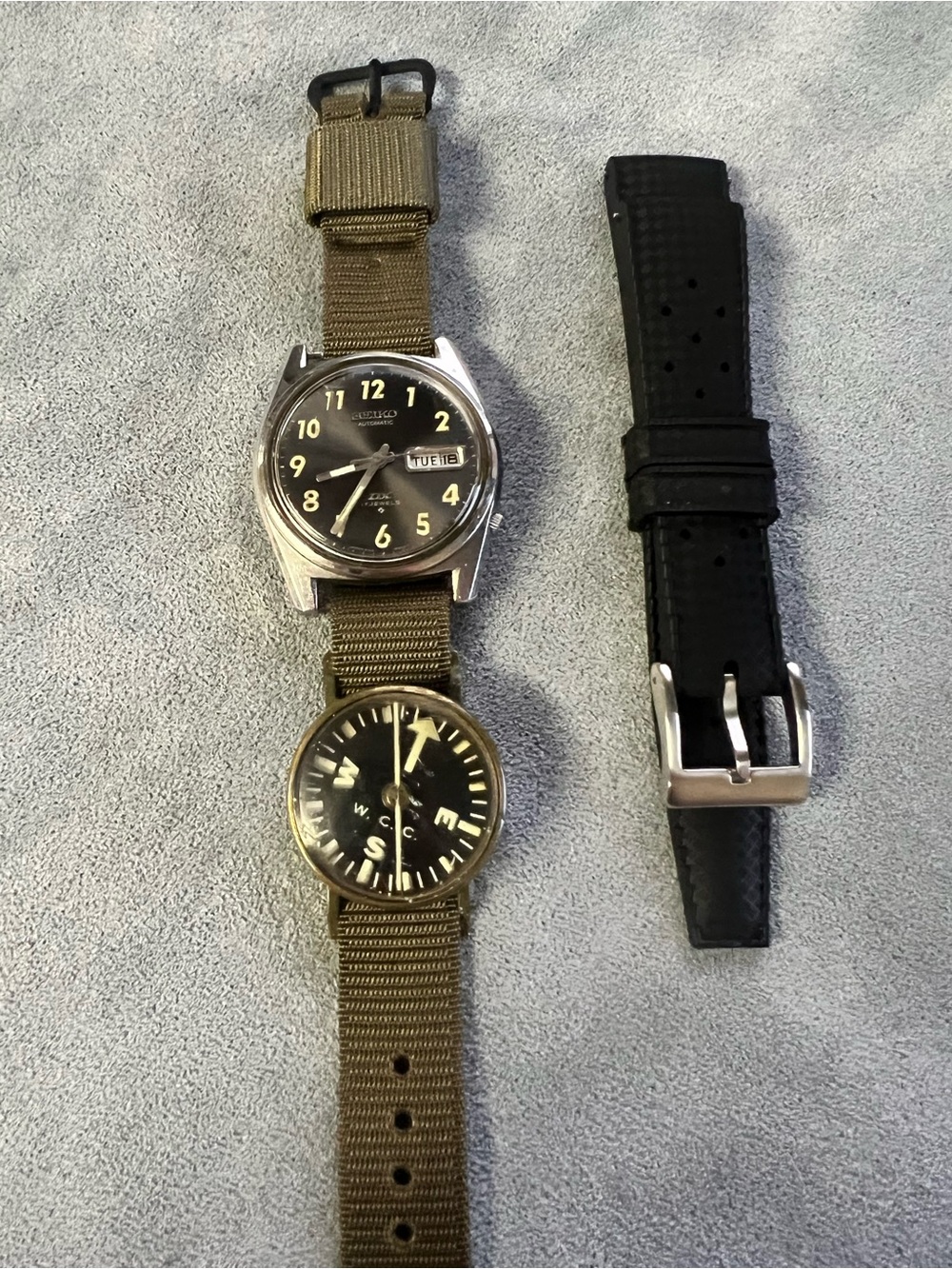 Vintage 1969 Seiko DX 6106-8219 Automatic Watch Bundle